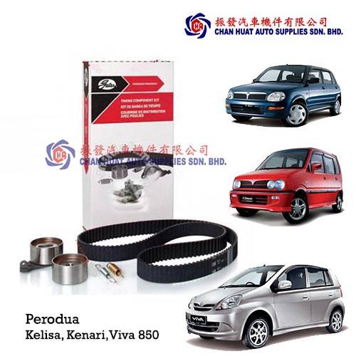 Perodua Kenari, Kelisa, Viva 850/1.0 Gates Timing Belt Kit Set